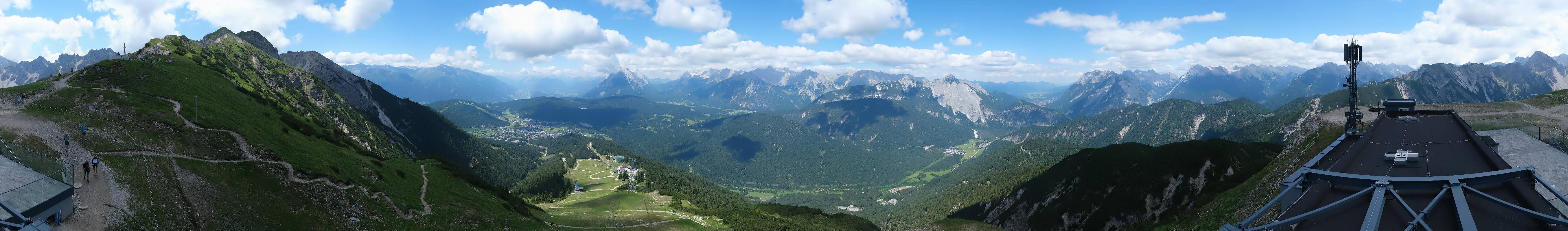 Archiv Foto Webcam Seefeld Rosshütte - Bergstation Seefelder Joch