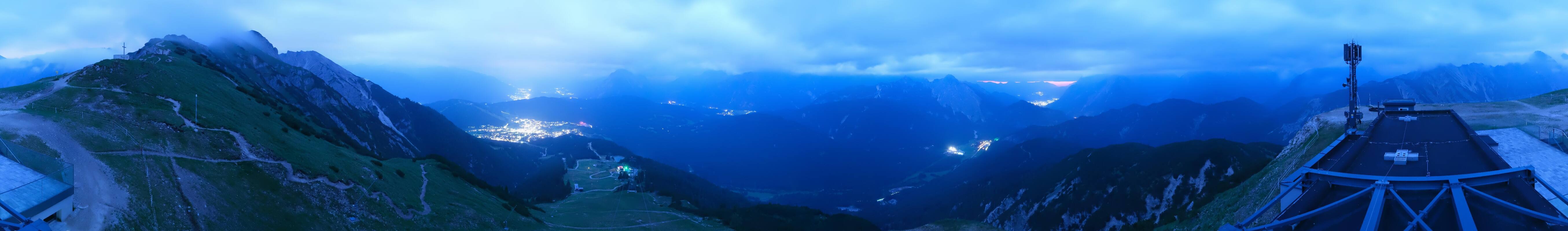 Archiv Foto Webcam Seefeld Rosshütte - Bergstation Seefelder Joch