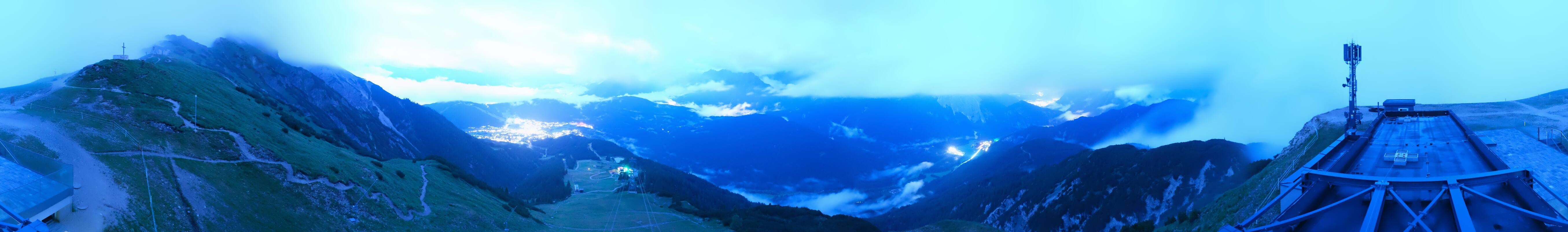 Archiv Foto Webcam Seefeld Rosshütte - Bergstation Seefelder Joch