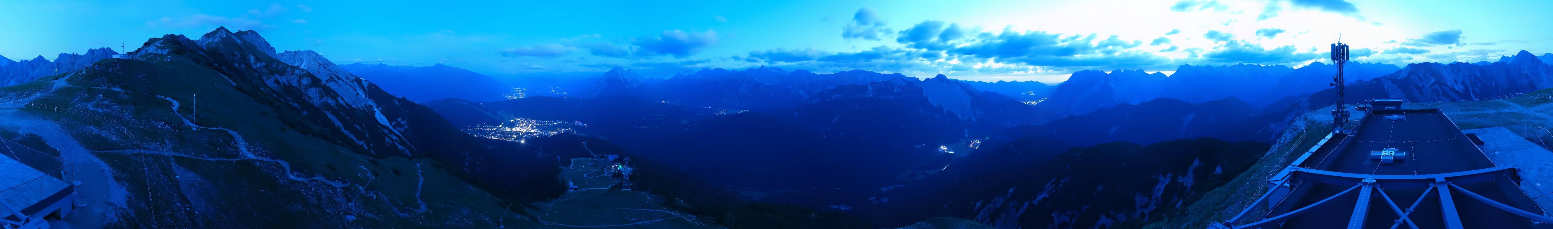 Archiv Foto Webcam Seefeld Rosshütte - Bergstation Seefelder Joch