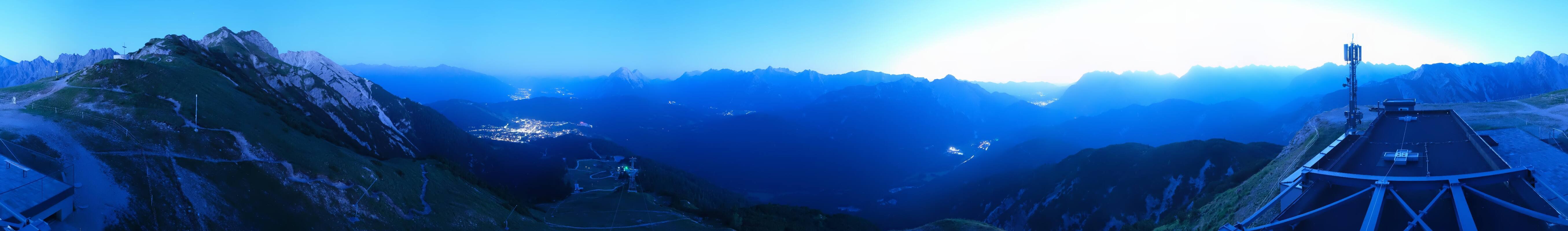 Archiv Foto Webcam Seefeld Rosshütte - Bergstation Seefelder Joch
