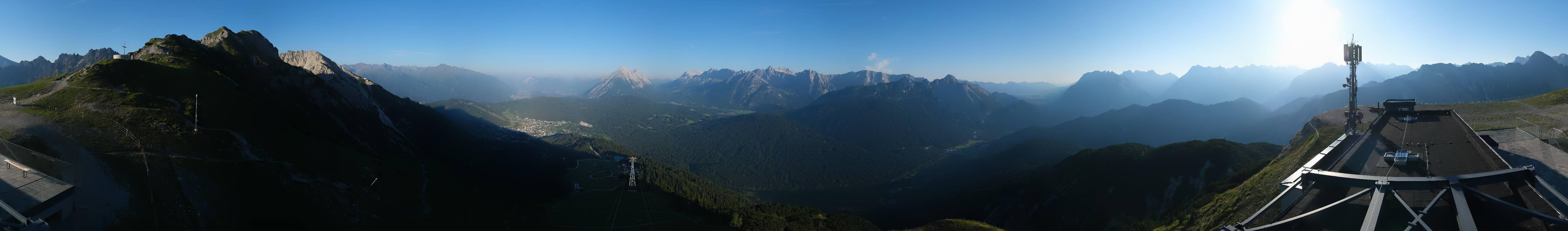 Archiv Foto Webcam Seefeld Rosshütte - Bergstation Seefelder Joch