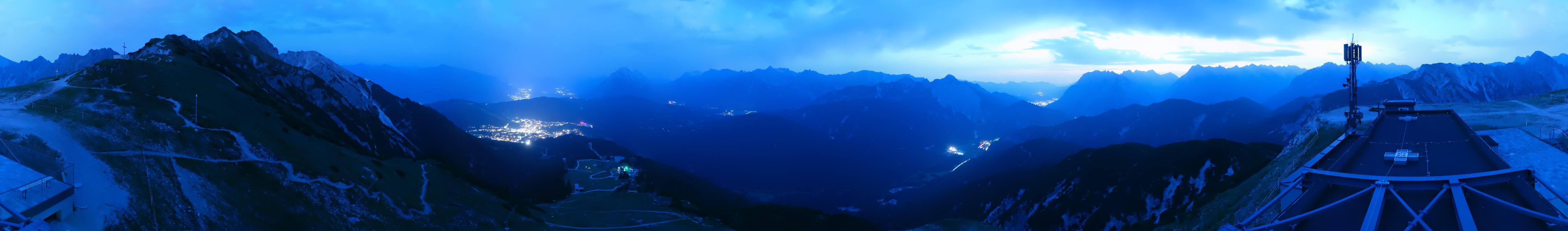 Archiv Foto Webcam Seefeld Rosshütte - Bergstation Seefelder Joch
