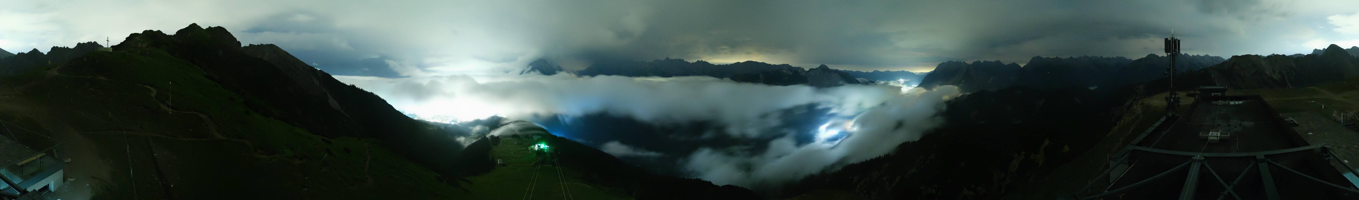 Archiv Foto Webcam Seefeld Rosshütte - Bergstation Seefelder Joch
