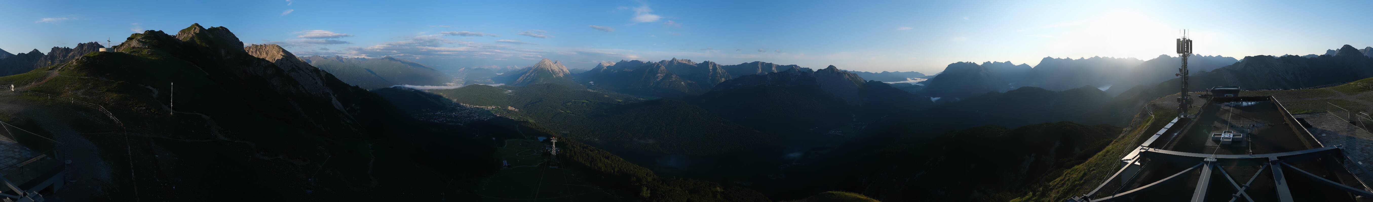 Archiv Foto Webcam Seefeld Rosshütte - Bergstation Seefelder Joch