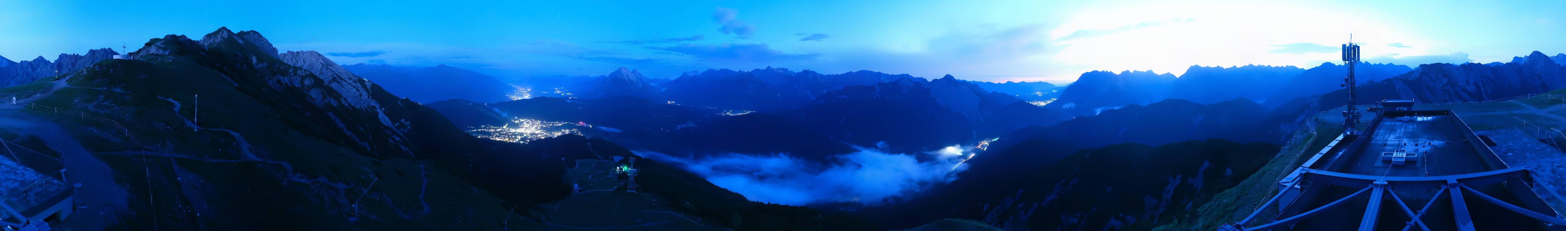 Archiv Foto Webcam Seefeld Rosshütte - Bergstation Seefelder Joch