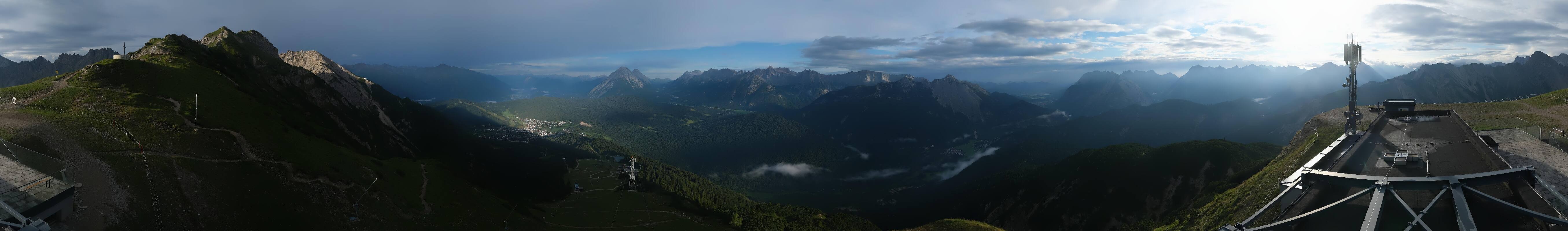 Archiv Foto Webcam Seefeld Rosshütte - Bergstation Seefelder Joch