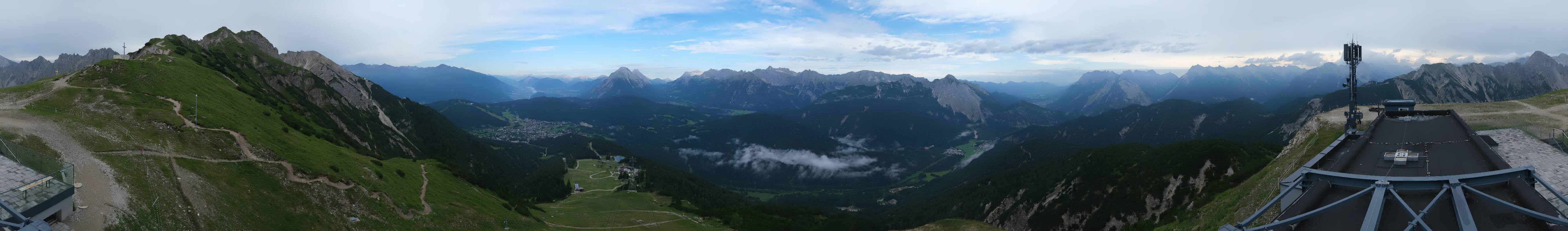 Archiv Foto Webcam Seefeld Rosshütte - Bergstation Seefelder Joch