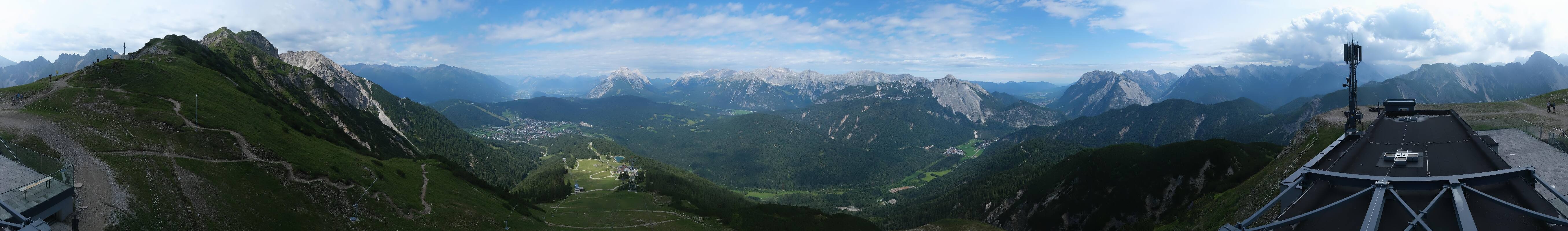 Archiv Foto Webcam Seefeld Rosshütte - Bergstation Seefelder Joch