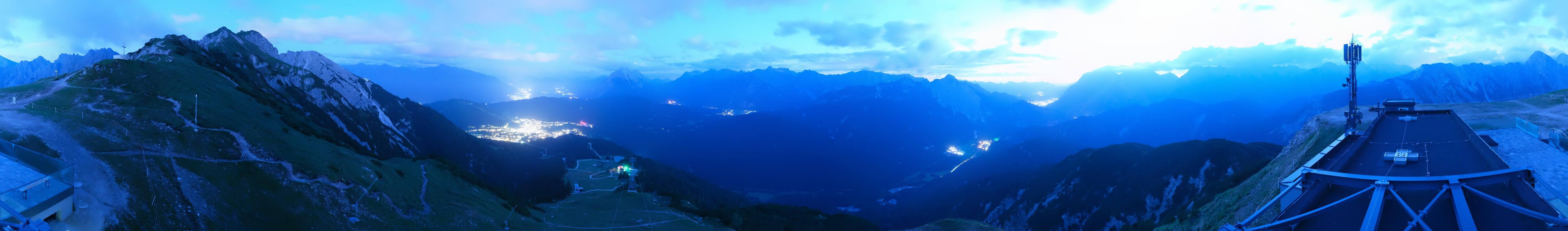 Archiv Foto Webcam Seefeld Rosshütte - Bergstation Seefelder Joch