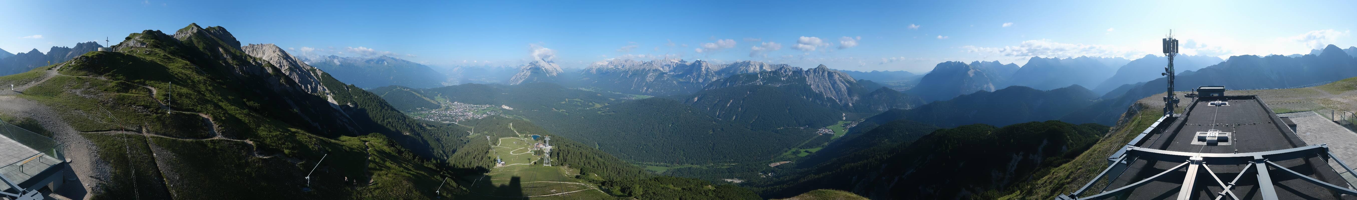 Archiv Foto Webcam Seefeld Rosshütte - Bergstation Seefelder Joch
