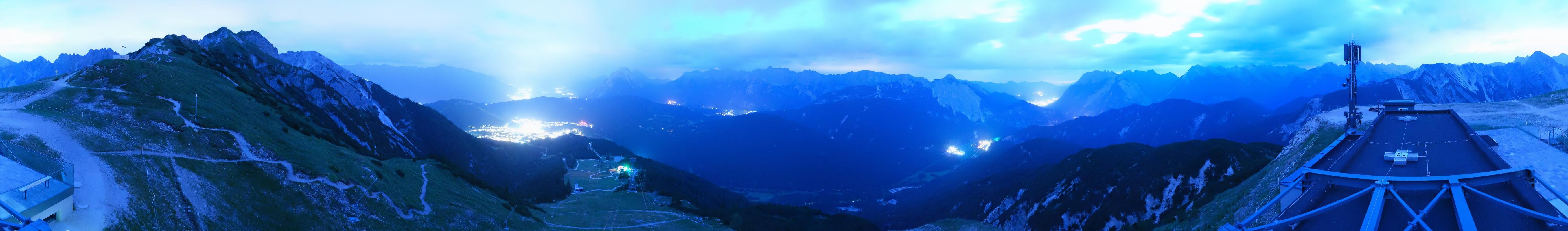 Archiv Foto Webcam Seefeld Rosshütte - Bergstation Seefelder Joch