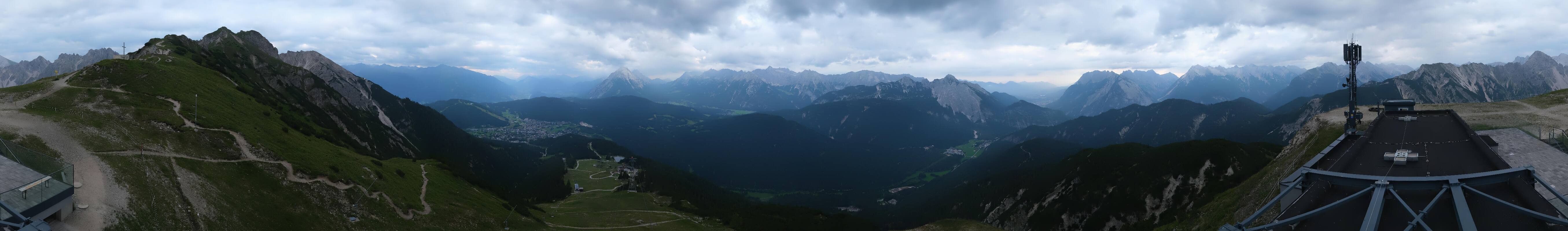 Archiv Foto Webcam Seefeld Rosshütte - Bergstation Seefelder Joch