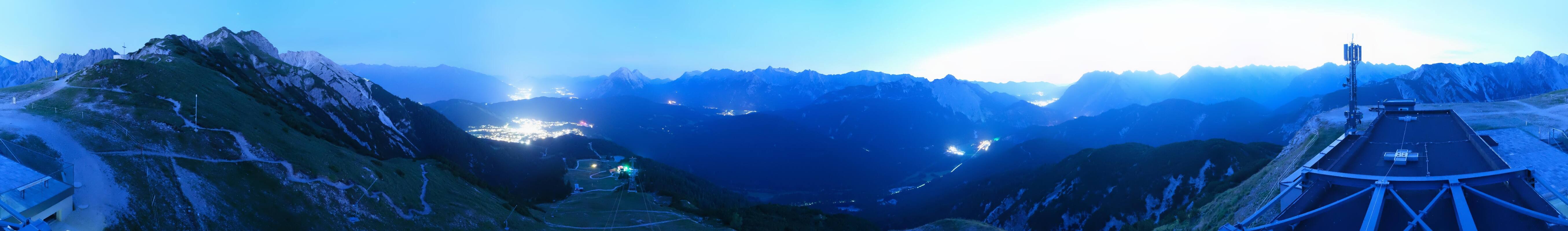 Archiv Foto Webcam Seefeld Rosshütte - Bergstation Seefelder Joch