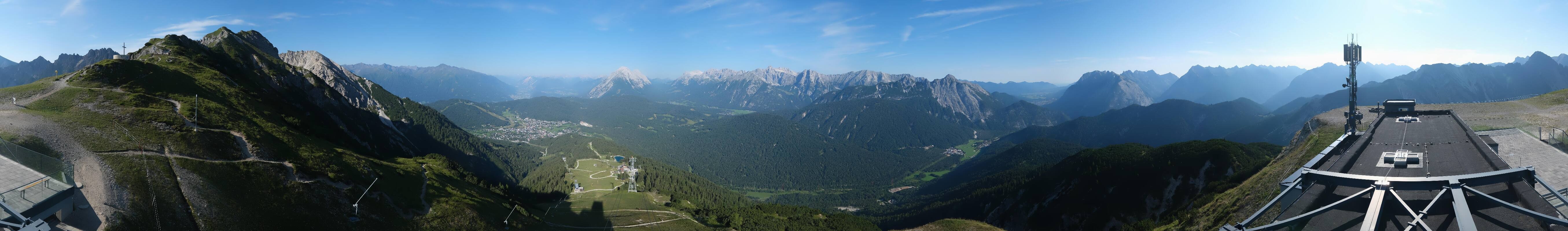 Archiv Foto Webcam Seefeld Rosshütte - Bergstation Seefelder Joch