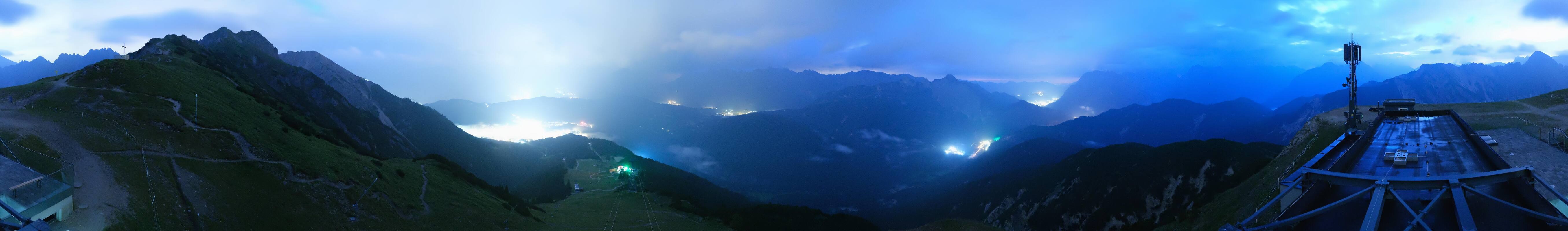 Archiv Foto Webcam Seefeld Rosshütte - Bergstation Seefelder Joch