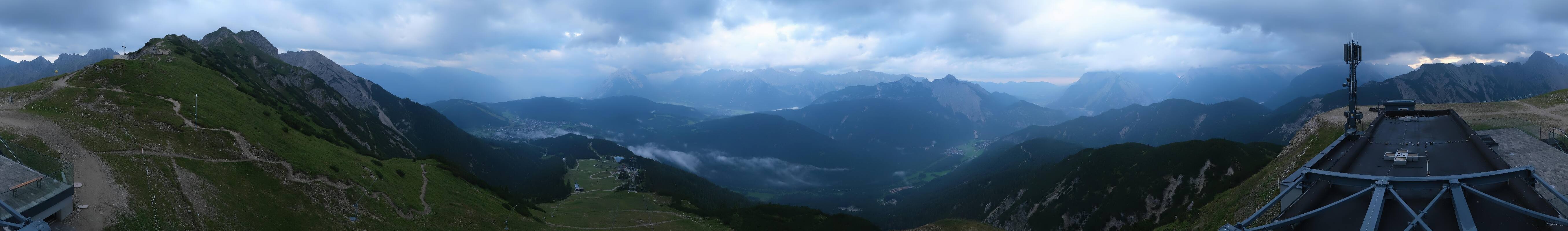 Archiv Foto Webcam Seefeld Rosshütte - Bergstation Seefelder Joch