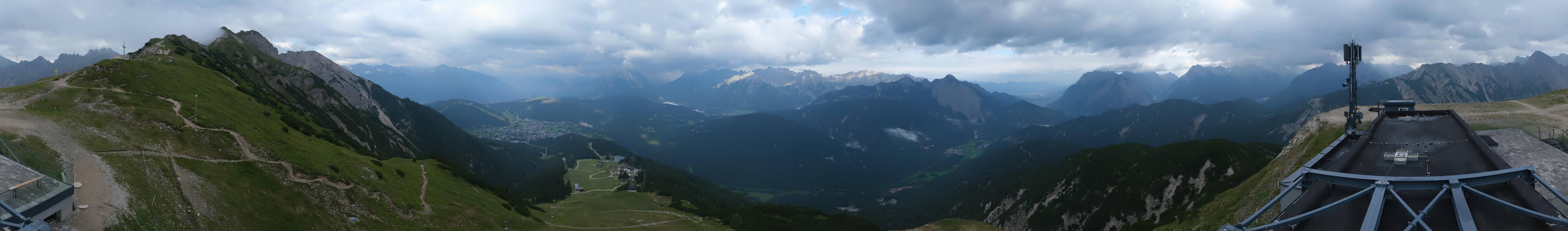 Archiv Foto Webcam Seefeld Rosshütte - Bergstation Seefelder Joch