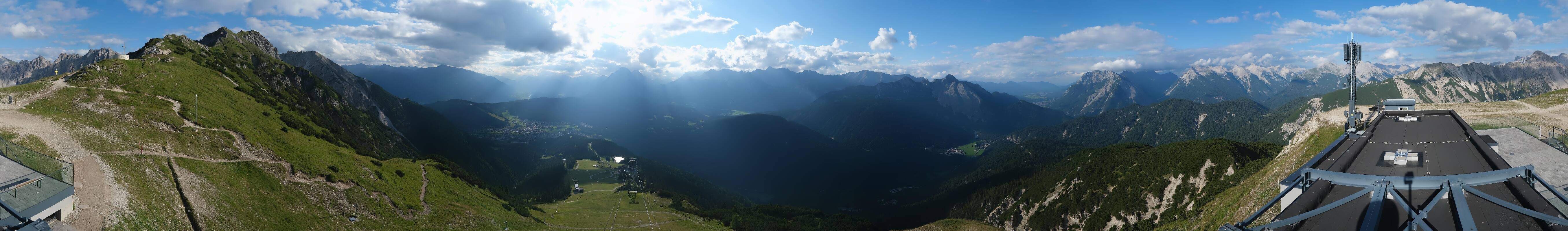 Archiv Foto Webcam Seefeld Rosshütte - Bergstation Seefelder Joch