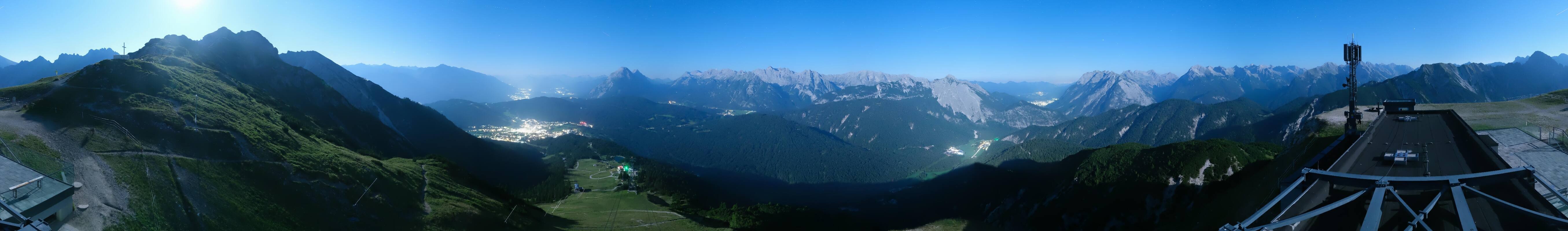 Archiv Foto Webcam Seefeld Rosshütte - Bergstation Seefelder Joch