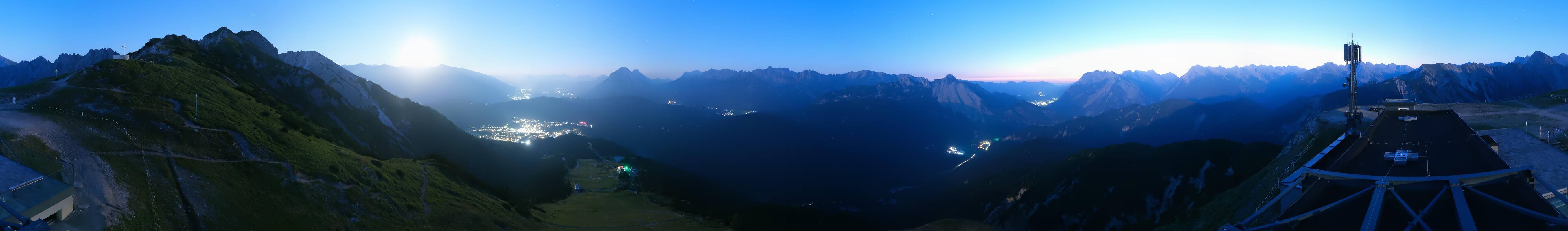 Archiv Foto Webcam Seefeld Rosshütte - Bergstation Seefelder Joch