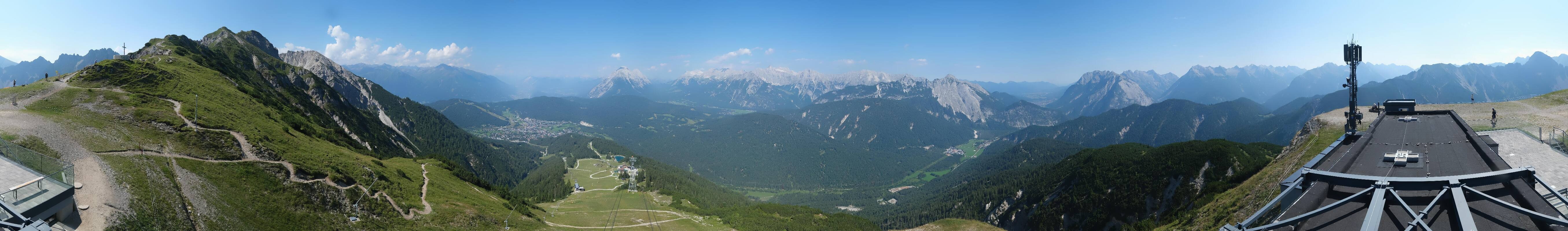 Archiv Foto Webcam Seefeld Rosshütte - Bergstation Seefelder Joch