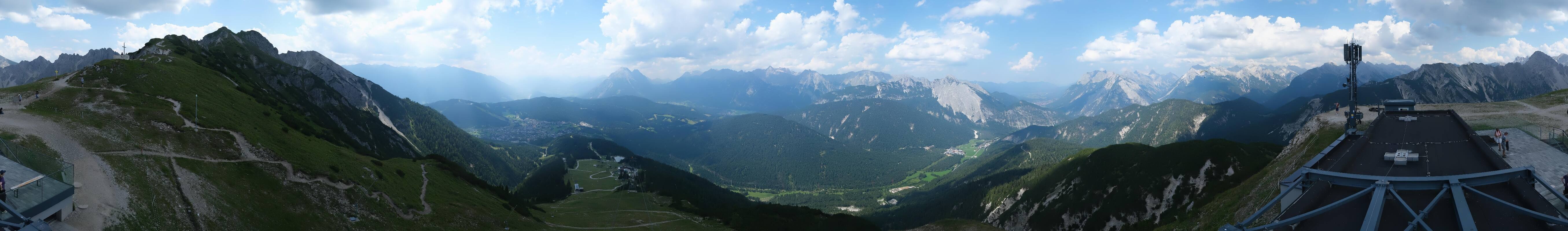 Archiv Foto Webcam Seefeld Rosshütte - Bergstation Seefelder Joch