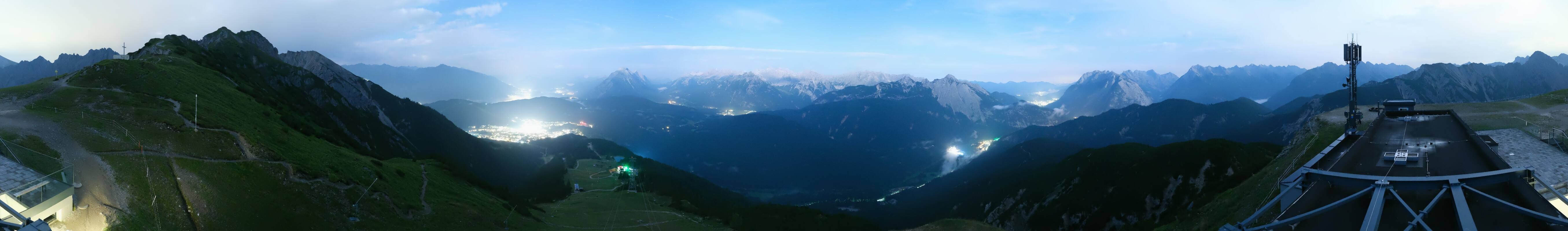 Archiv Foto Webcam Seefeld Rosshütte - Bergstation Seefelder Joch