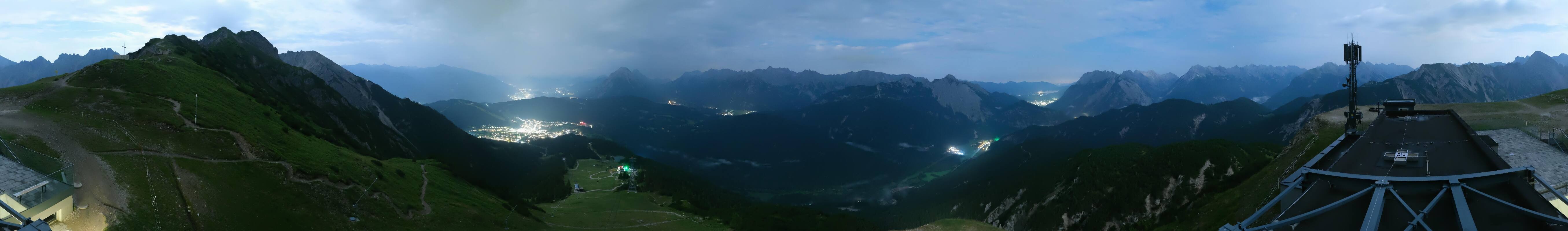 Archiv Foto Webcam Seefeld Rosshütte - Bergstation Seefelder Joch