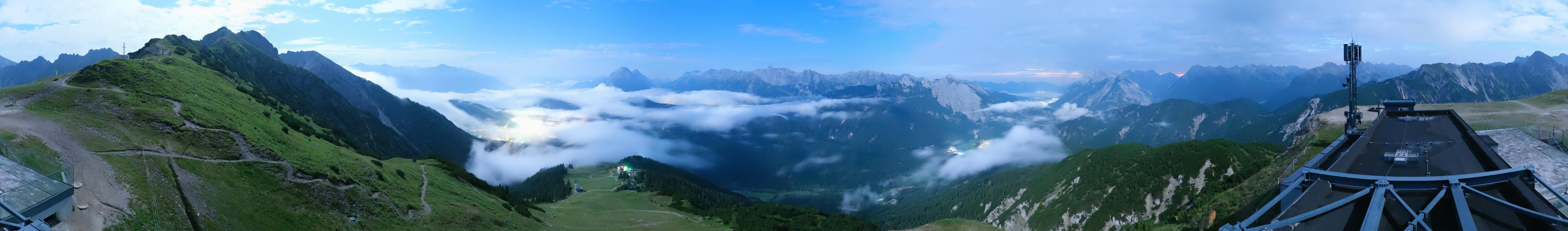 Archiv Foto Webcam Seefeld Rosshütte - Bergstation Seefelder Joch