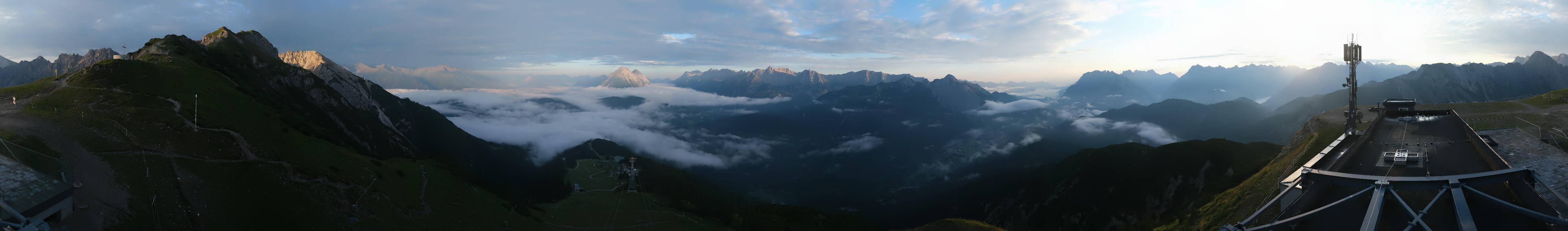 Archiv Foto Webcam Seefeld Rosshütte - Bergstation Seefelder Joch