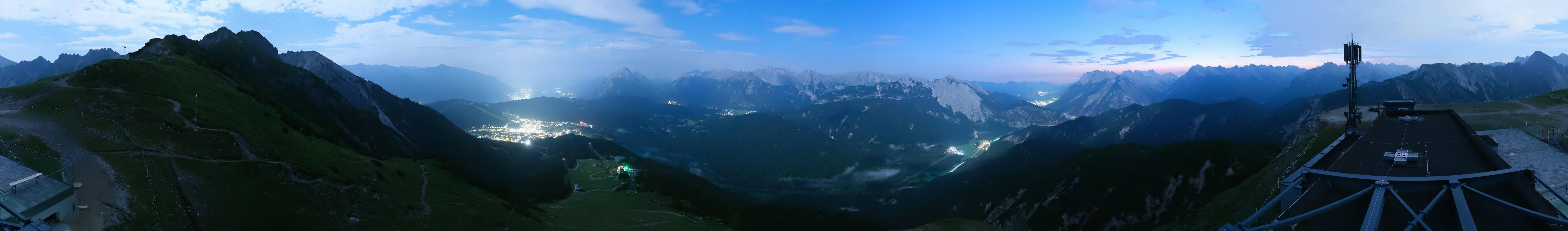 Archiv Foto Webcam Seefeld Rosshütte - Bergstation Seefelder Joch