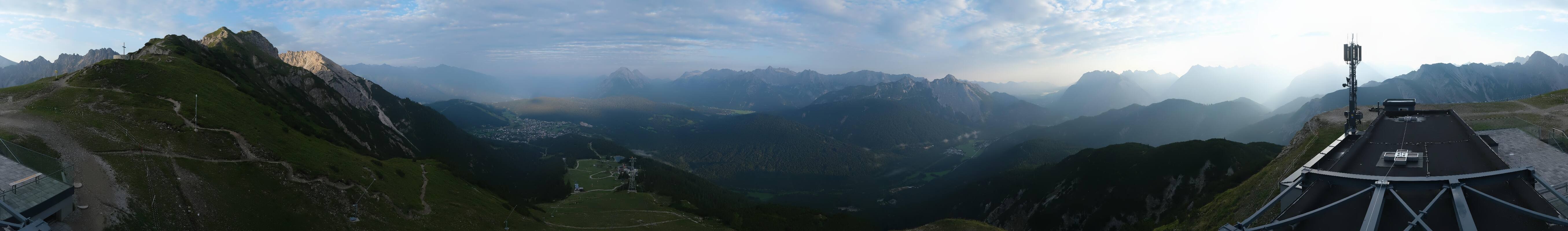 Archiv Foto Webcam Seefeld Rosshütte - Bergstation Seefelder Joch