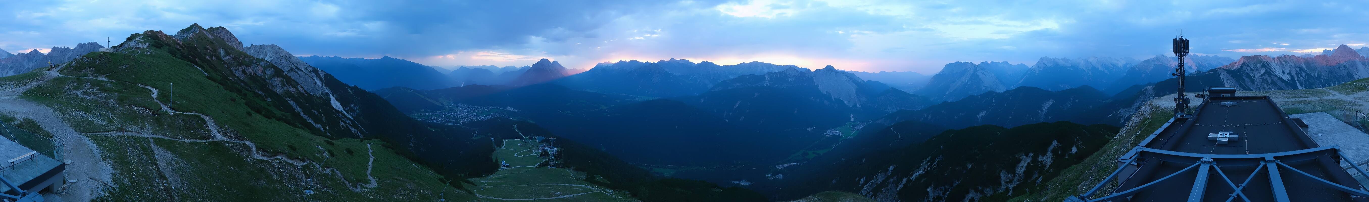 Archiv Foto Webcam Seefeld Rosshütte - Bergstation Seefelder Joch