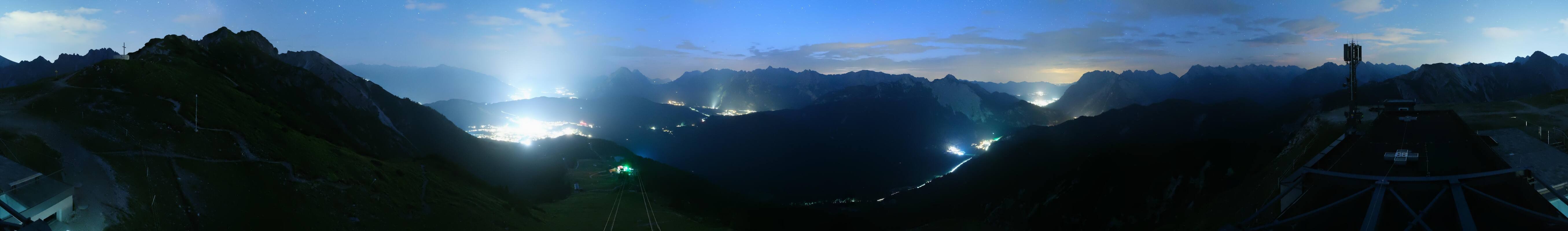 Archiv Foto Webcam Seefeld Rosshütte - Bergstation Seefelder Joch