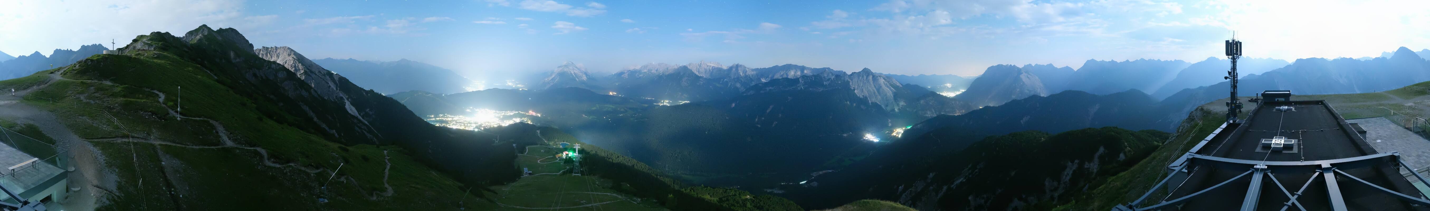 Archiv Foto Webcam Seefeld Rosshütte - Bergstation Seefelder Joch