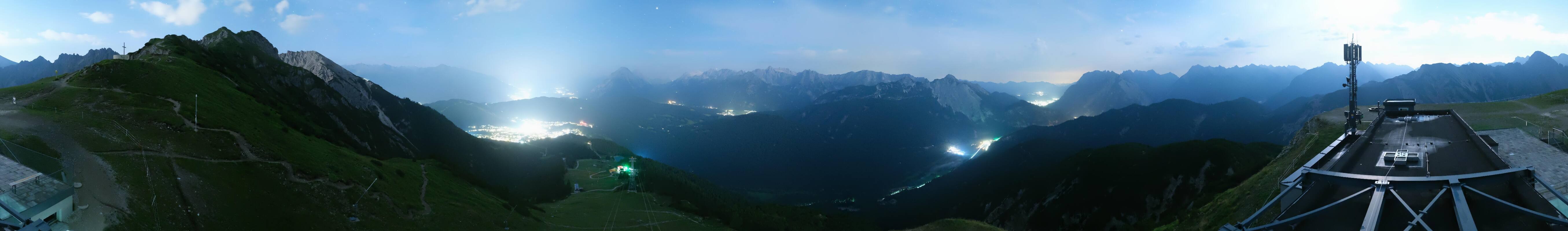 Archiv Foto Webcam Seefeld Rosshütte - Bergstation Seefelder Joch
