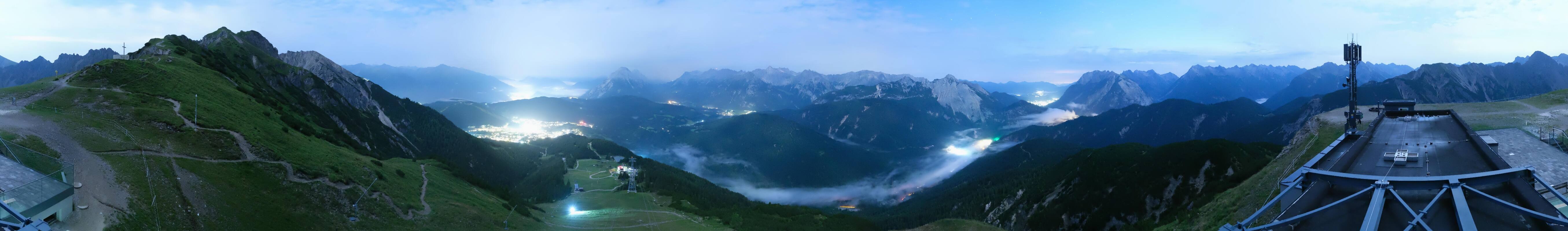 Archiv Foto Webcam Seefeld Rosshütte - Bergstation Seefelder Joch
