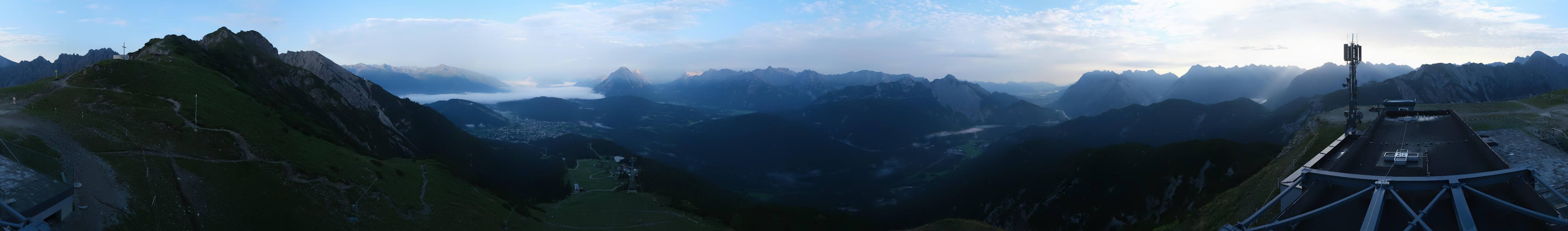 Archiv Foto Webcam Seefeld Rosshütte - Bergstation Seefelder Joch