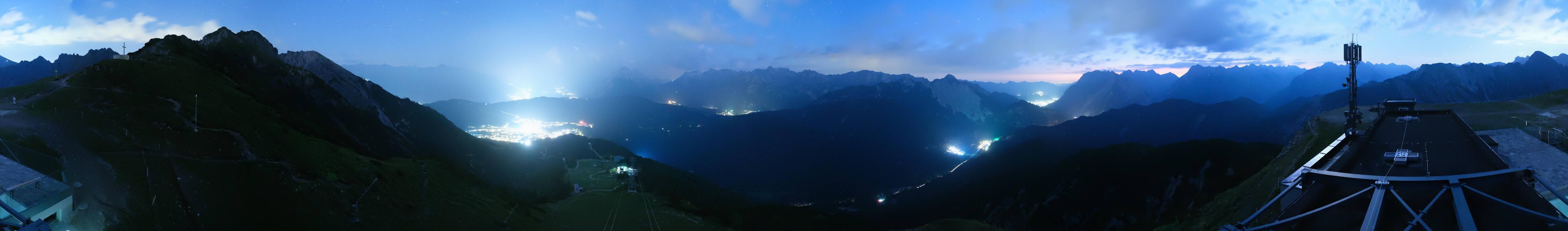 Archiv Foto Webcam Seefeld Rosshütte - Bergstation Seefelder Joch