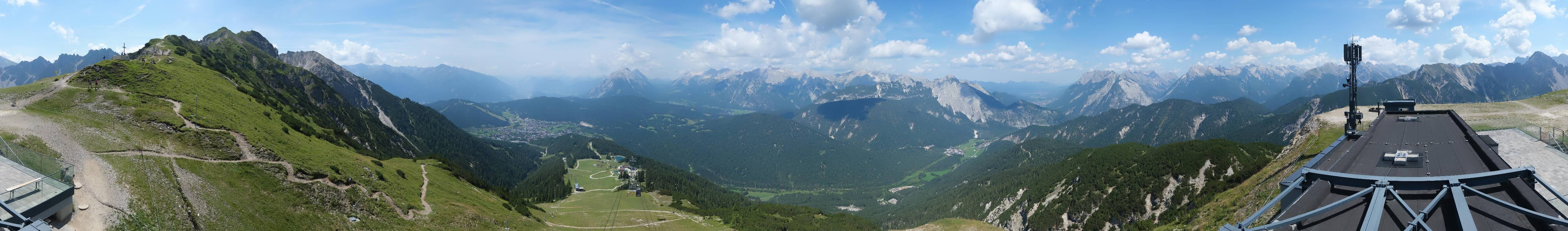 Archiv Foto Webcam Seefeld Rosshütte - Bergstation Seefelder Joch