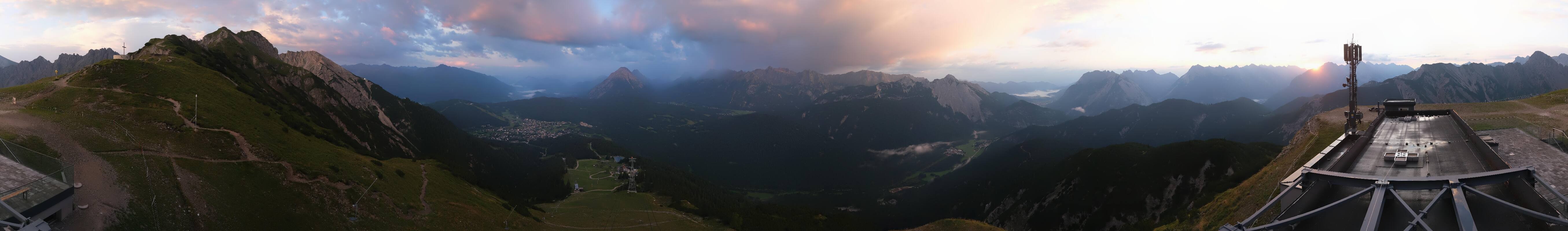 Archiv Foto Webcam Seefeld Rosshütte - Bergstation Seefelder Joch