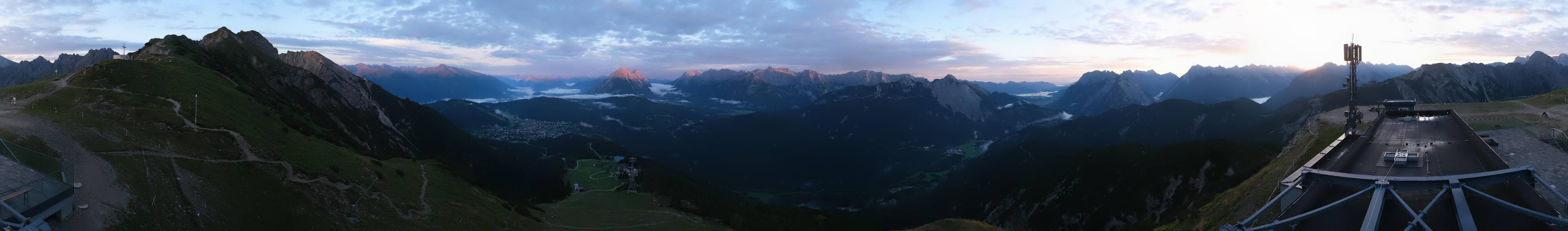 Archiv Foto Webcam Seefeld Rosshütte - Bergstation Seefelder Joch