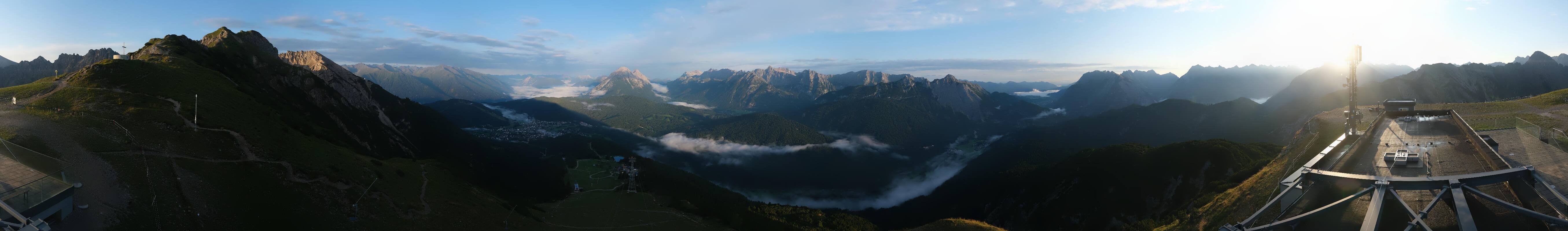 Archiv Foto Webcam Seefeld Rosshütte - Bergstation Seefelder Joch