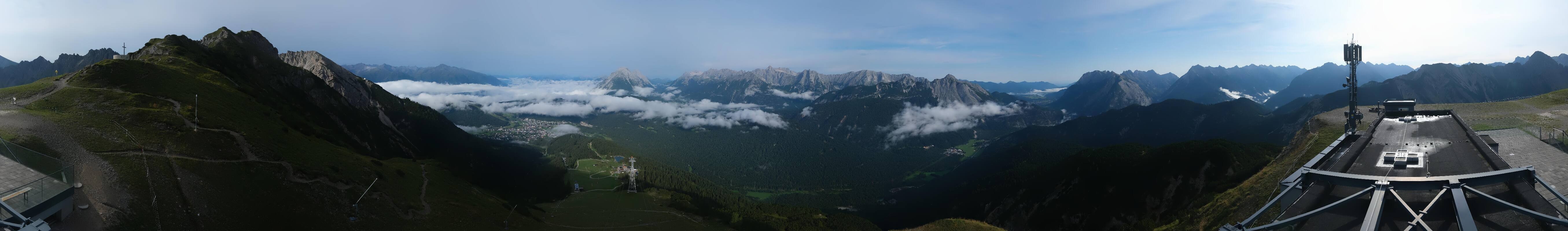 Archiv Foto Webcam Seefeld Rosshütte - Bergstation Seefelder Joch