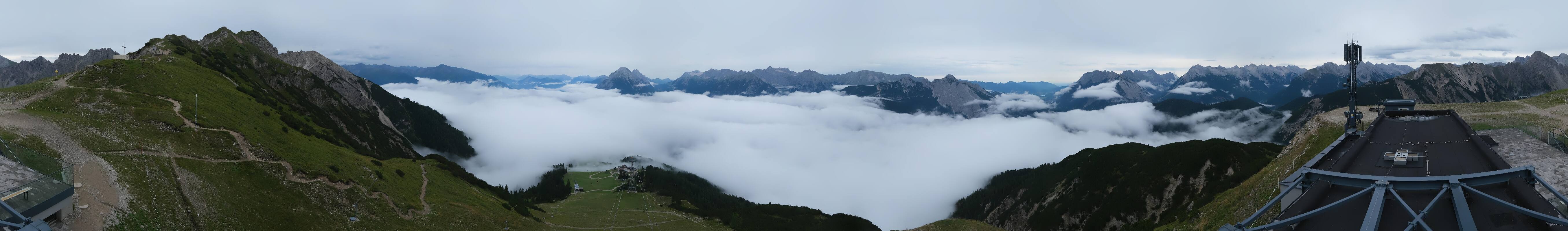 Archiv Foto Webcam Seefeld Rosshütte - Bergstation Seefelder Joch