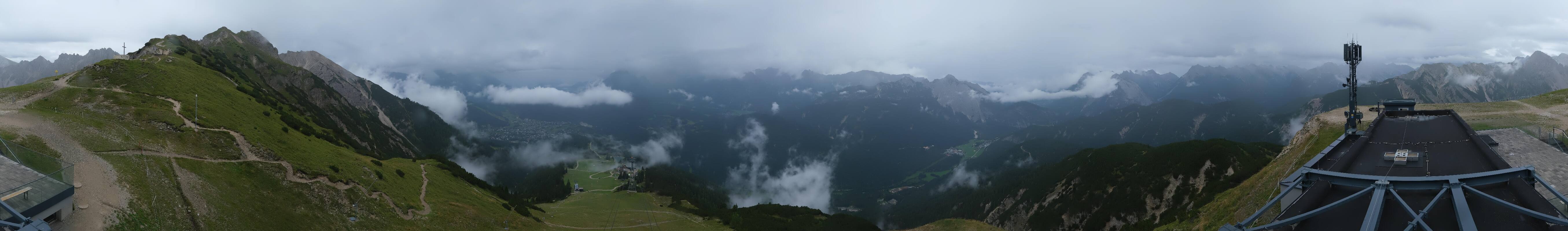 Archiv Foto Webcam Seefeld Rosshütte - Bergstation Seefelder Joch