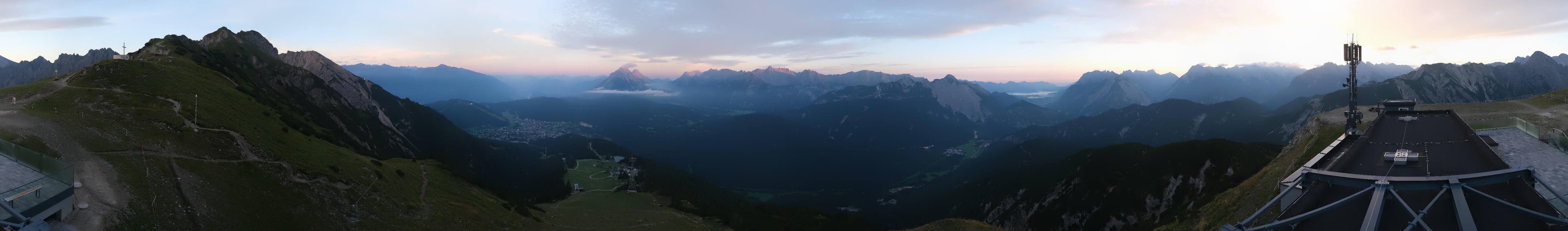 Archiv Foto Webcam Seefeld Rosshütte - Bergstation Seefelder Joch