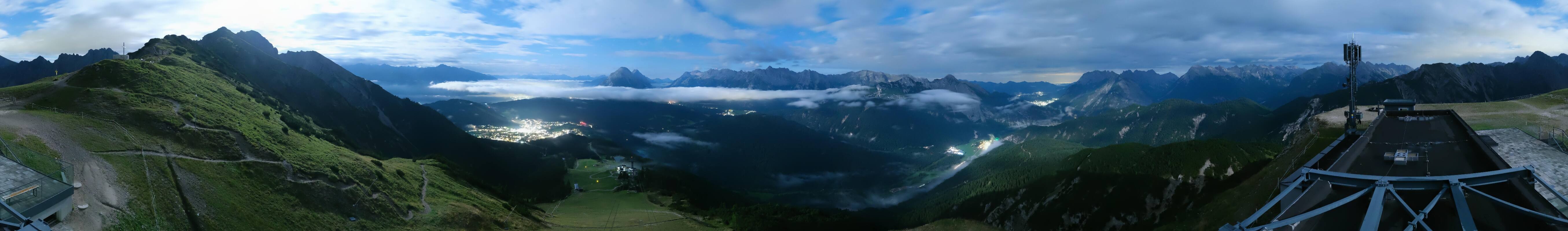 Archiv Foto Webcam Seefeld Rosshütte - Bergstation Seefelder Joch