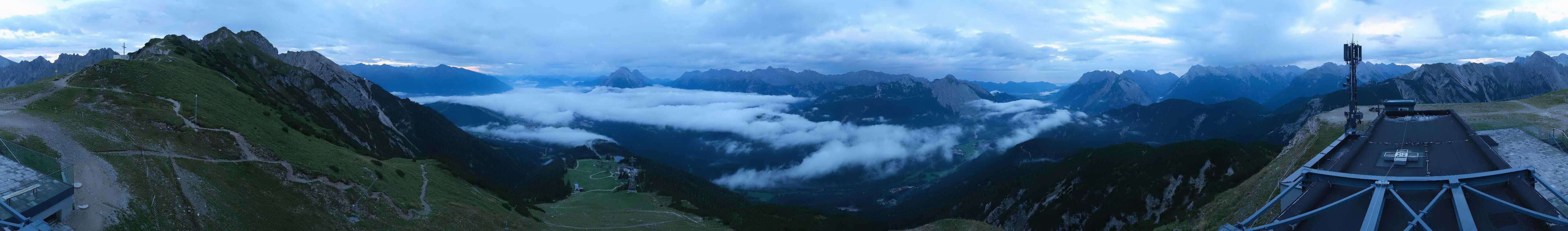 Archiv Foto Webcam Seefeld Rosshütte - Bergstation Seefelder Joch